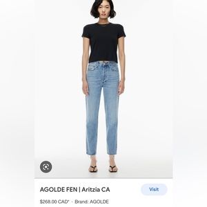 Agolde Jeans Fen in Quarrell Size 27